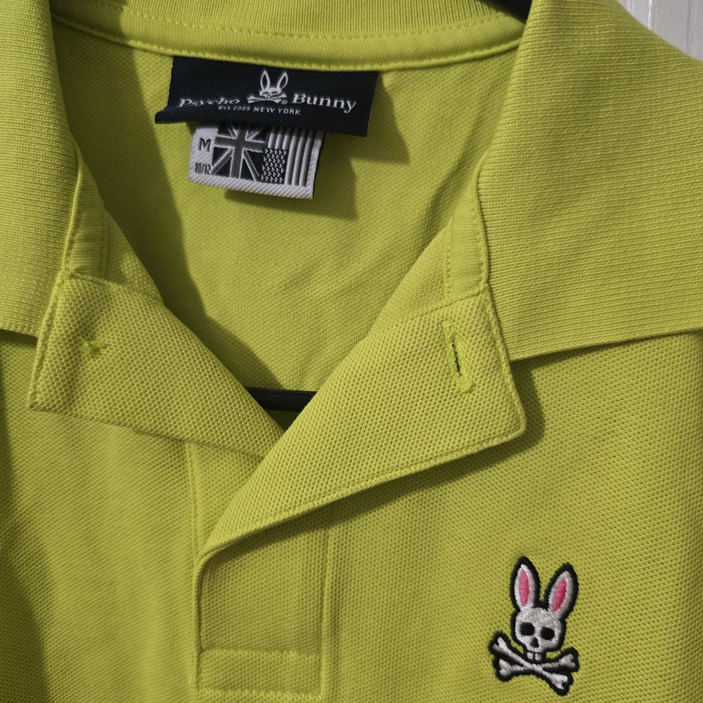 Psycho Bunny Lime Green Polo Shirt